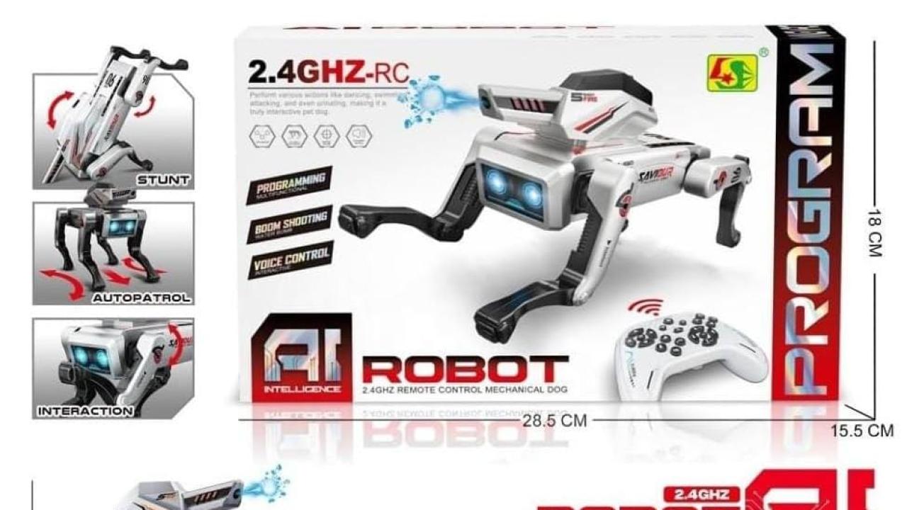 BIG BUBBLE AI DOG ROBOT